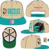 Mitchell & Ness Hats OSFM / Sand Vancouver Grizzlies Mitchell & Ness Men's Big Face Logo HWC Snapback Hat